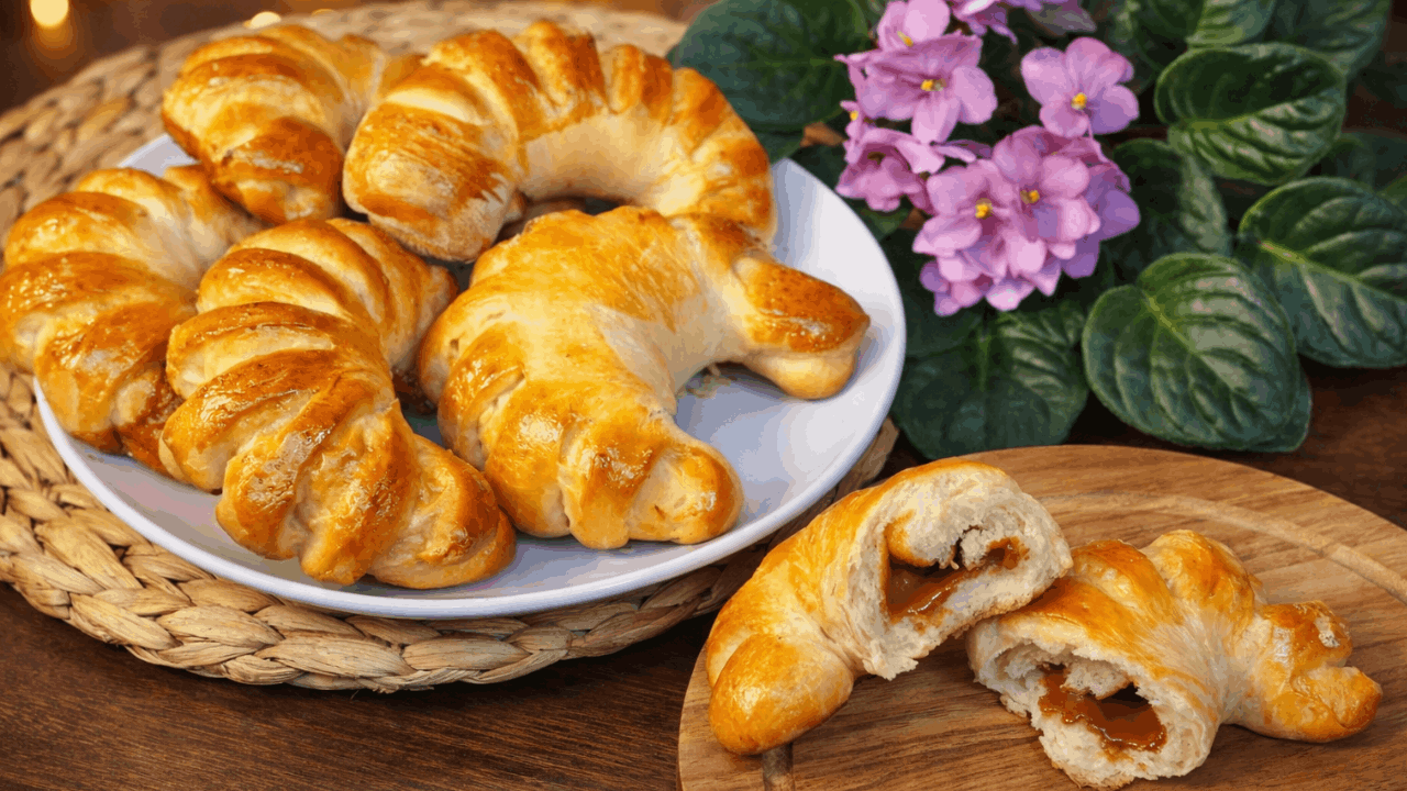 Crescent Rolls with Dulce de Leche