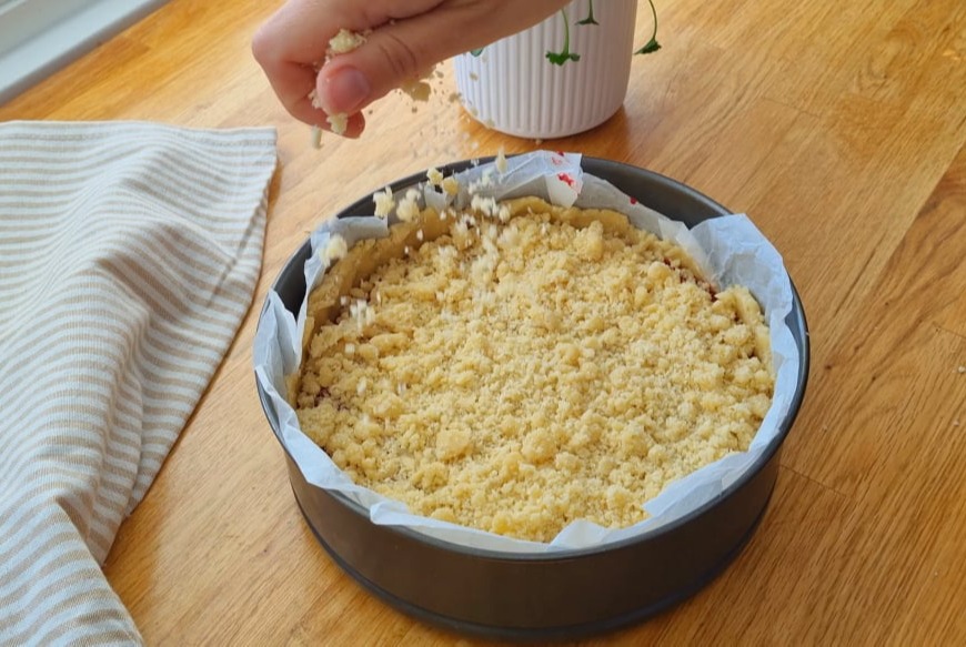 Add the Crumb Topping